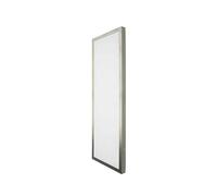 Fabrilamp Plafón Abrila Plano 72 W 6500 K Níquel 3,5x30x90 cm 6120 lm