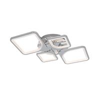 Fabrilamp Plafón Elara Cromo 86 W 11610lm Regulable 3000-4000-6500K con mando y memoria