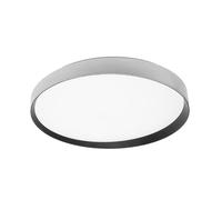Plafon alora 60w 3000-4200-6500k plata/negro 8x50x50cm 5400lm c/remoto