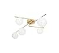 Plafón analu 5xg9 l.79xan.49xal.17cm oro/blanco