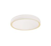 Fabrilamp Plafón Anuar LED 60W 5400 lm 3000-4200-6500K 50x50x7,5 cm Blanco/Haya con mando y memoria