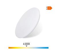 PLAFON/APLIQUE LED DE SUPERFICIE 12W 4000K Ø26,5X5,7cm EDM