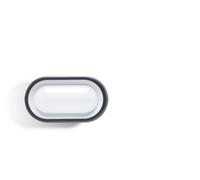 Plafon aplique LED ovalado termoplastico grafito IP65 18W Sovil Orion 99104 16