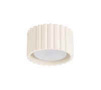 Sollux Lighting Lámpara de techo plafón Beige Aura – foco de aluminio, 1 llama, bombilla LED