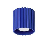 Plafón de techo Aura 1 azul marino GU10