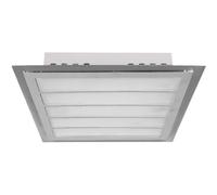 Plafón dresden quadrado 24w led 6400k niquel