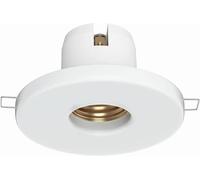 Plafón empotrable E27 redondo, 99mm Ø, 1x E27 máx. 60W Blanco - LC-EL-158