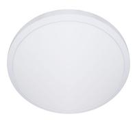 Plafón escudo redondo 1x48w led 3600lm 4000k 120° al.4xd.60cm blanco