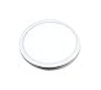 Plafón escudo redondo 1x48w led 3600lm 6000k 120° al.4xd.60cm blanco