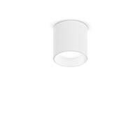 Suspensión moderna Gemini Metal Blanco Led 48W 3000K Luz Caliente