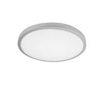 Plafon kirat 60w 3000-4000-6500k blanco/plata 5880lm 8x49x49cm c/remot