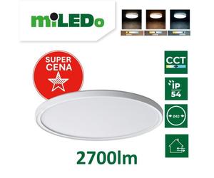 Plafón LED 22wcct-o-w IP54 redondo 2700lm AZPO 31516