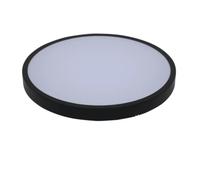 Plafón led 24w cct redondo negro silver hydra 490506