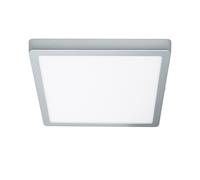 LEDKIA LIGHTING Plafón LED 24W Cuadrado Aluminio 280x280 mm Slim CCT Seleccionable Galán SwitchDimm para Cocina, Comedor, Habitación Plateado