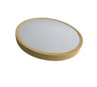 Plafón led 36w cct redondo madera silver hydra 490511