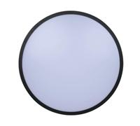 Plafón led 36w cct redondo negro silver hydra 490507