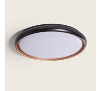 Plafón LED 36W Circular Ø510 mm CCT Seleccionable Rayan Black