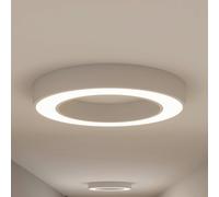 Plafón LED Arcchio Sharelyn, Ø 60 cm, blanca, atenuable