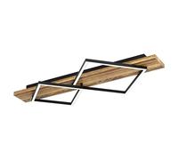 Plafón LED Boyal (28 W, An x L: 40,5 x 78 cm, Marrón, Blanco cálido)