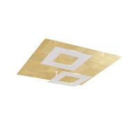 Plafón led cuadrada aluminio mantra 5650 lm blanco cálido (3000k) ip20
