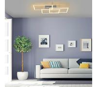 Plafón led de techo inteligente irregular 50 cm gris maxi just light regulable de 2700k a 5000k cct 3240 lm