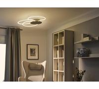 Plafón led de techo irregular 61.5 cm blanco aura osram color luz cálida 3000k 2200 lm