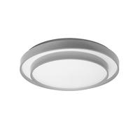Plafón led fana fabrilamp en blanco y plata con 60w, 5400 lúmenes, m