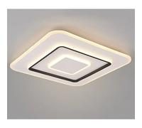 Plafón LED Jora (45 W, L x An x Al: 40 x 40 x 6 cm, Blanco, Blanco cálido)