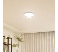 plafón LED Lindby Pravin, Ø 30 cm, CCT, blanco