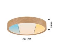 Paulmann Tega plafón 1x22.5 W madera 71085