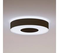 Plafón LED Philips Hue Infuse, 38,1 cm, negro, atenuable.