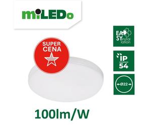Plafón LED PRO 15W-NW-O redondo Ø22 1500lm 4000K DUNO 31240