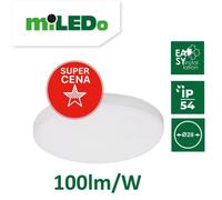 Plafón LED PRO 24W-NW-O redondo Ø28 2400lm 4000K DUNO 31241