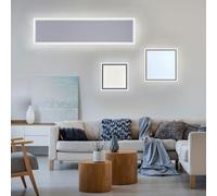 Plafón led rectangular blanco just light edging 6650 lm cct 2700k-5000k ip20