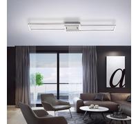 Plafón led rectangular transparente iven 4800 lm color de la luz de cálida a fría cct (2700k-5000k) ip20