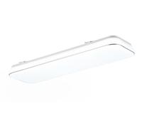 Plafón LED rectangular Trio Lighting Blanca 28W 4000K blanco - R64144301 onforme]