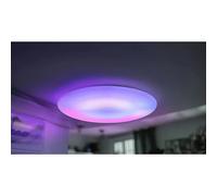 Plafón LED redondo inteligente Iris (45 W, An x L: 45 x 45 cm, Blanco, RGB)