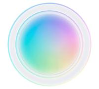 Plafón LED redondo inteligente Sfera (35 W, Ø x Al: 49 x 8 cm, Blanco, RGB)