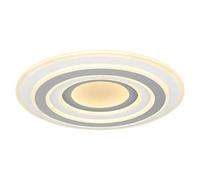 Plafón LED redondo Sabatino (46 W, Ø x Al: 50 x 7 cm, Acrílico Blanco)