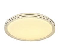 Plafón LED redondo Veleno (24 W, Ø x Al: 49 x 7 cm, Blanco, Blanco cálido)