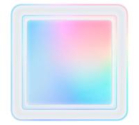 Plafón LED Smart Celeste (35 W, L x An x Al: 48,5 x 48,5 x 9 cm, Blanco, RGB)