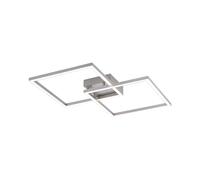 Plafón lola maxi led 3000 lm gris 63 cm