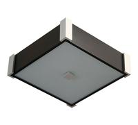 Plafón marilene cuadrado 2xe27 l.32xan.32xal.9cm wengue