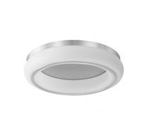 Abrila Paris Blanco / Plata - Plafón Moderno 48W