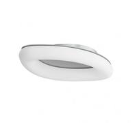 Abrila Paris Blanco / Plata - Plafón Moderno 60W 12X73x47 Cm