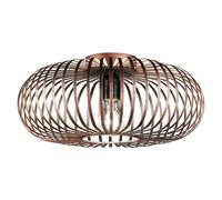 Plafón redondo Johann (60 W, An x Al: 40 x 17 cm, Plata, E27)