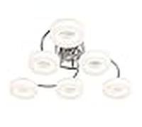 Plafón tokio 6x12w led 4000k al.17,5xd.61,6cm cromo