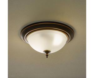 Plafón Westinghouse Harwell, color bronce