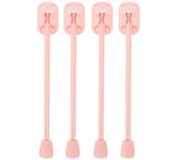 PLAFOPE 4 Piezas Patas Plegables, Mesa de Centro, Escritorio Portátil | Hierro y Plástico, Color Rosa, Soporte Ligero y Estable, para Laptop y Mesa de Camping