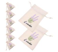 PLAFOPE Bolsitas de Lona Bordadas Cordón Ajustable Tamaño 10X14 CM Color 8 Unidades Reutilizables para Guardar Joyas Organizar Armarios y Regalos Bolsitas de Tela Pequeñas para y